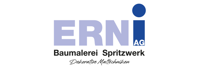 Logo Erni AG, Baumalerie und Spritzwerk, Bremgarten 